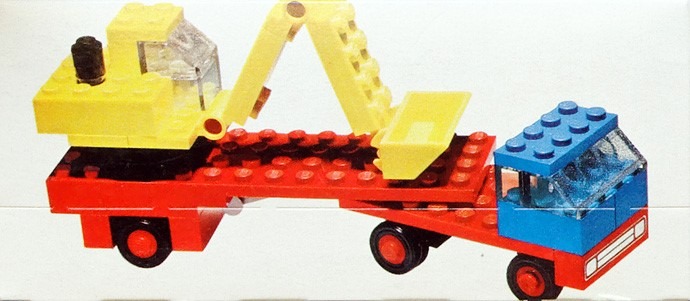 LEGO® Low loader with excavator