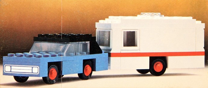 LEGO® Car and Caravan