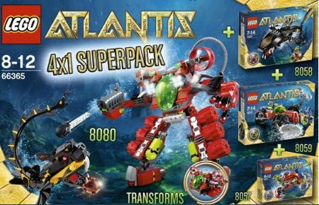 LEGO® Atlantis Super Pack 4 in 1