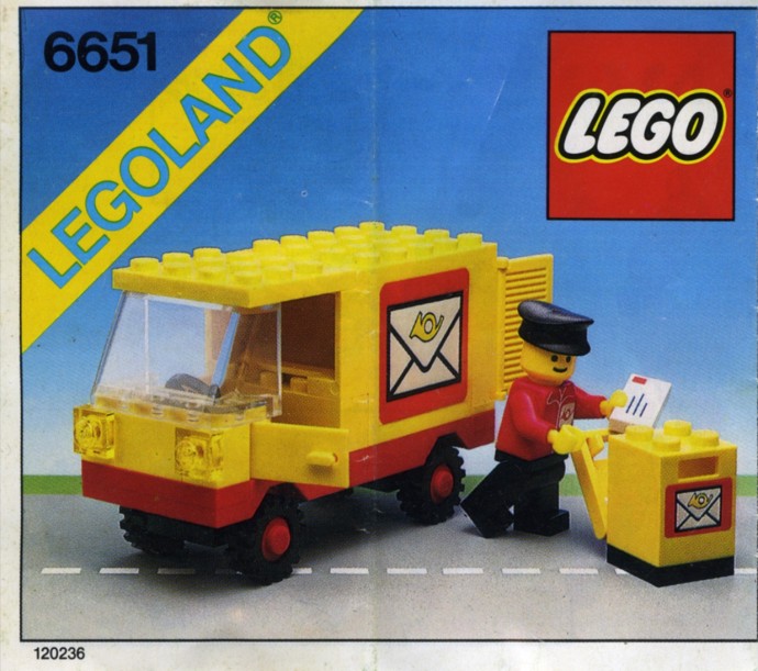 LEGO® Mail Truck