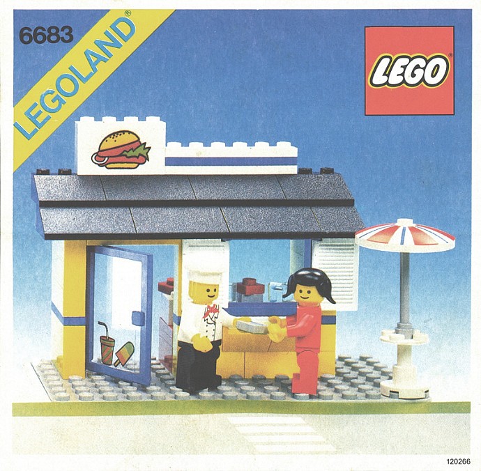 LEGO® Hamburger Stand