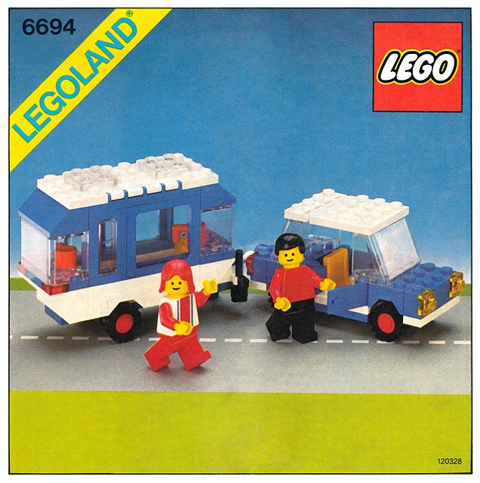 LEGO® Car with Camper