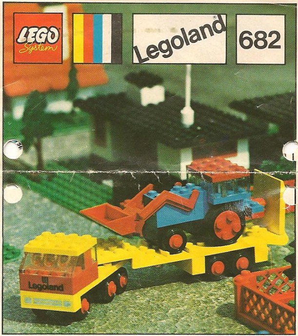LEGO® Low-Loader and Tractor