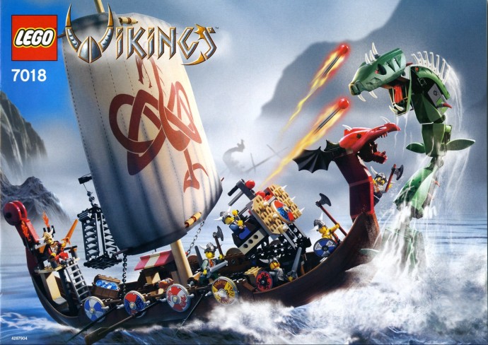 LEGO® Viking Ship challenges the Midgard Serpent 