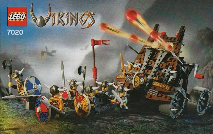 LEGO® Army of Vikings with Heavy Artillery Wagon