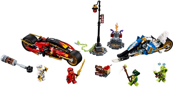 LEGO® Kai's Blade Cycle & Zane's Snowmobile