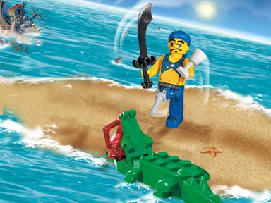 LEGO® Scurvy Dog and Crocodile