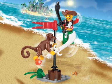 LEGO® Harry Hardtack and Monkey
