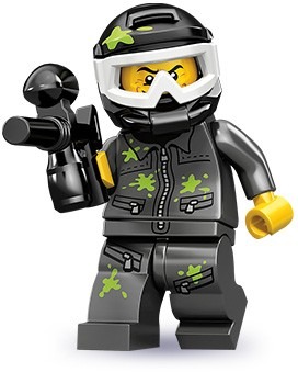 LEGO® Paintball Player