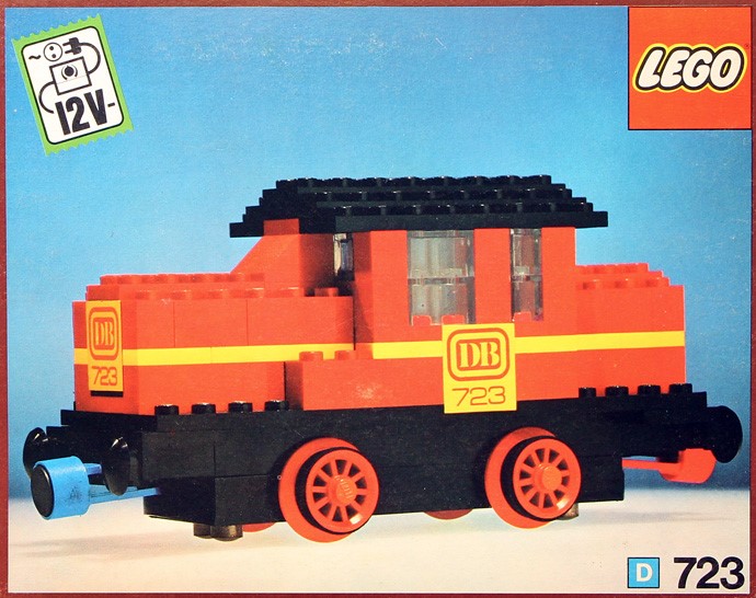 LEGO® Diesel Locomotive with DB sticker