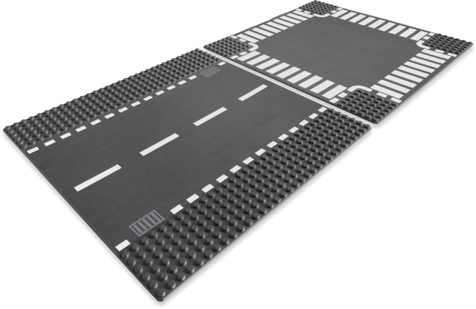 LEGO® Straight & Crossroad Plates