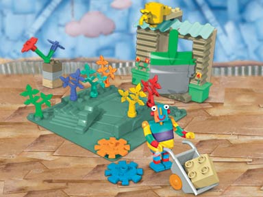 LEGO® Gardening with Stripy