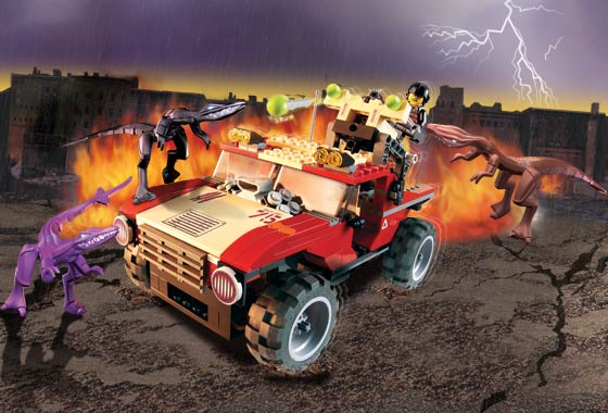 LEGO® Fire Hammer vs. Mutant Lizards