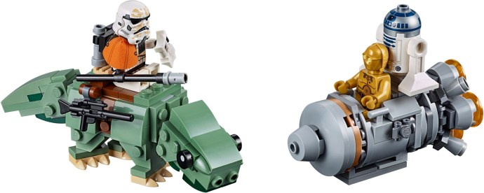 LEGO® Escape Pod vs. Dewback Microfighters