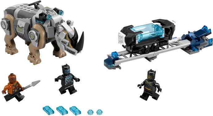 LEGO® Rhino Face-Off by the Mine