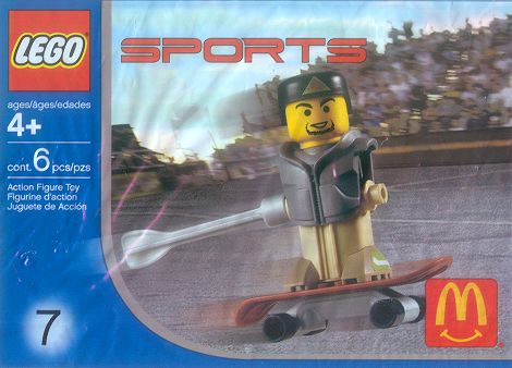 LEGO® Skateboarder, Grey Vest