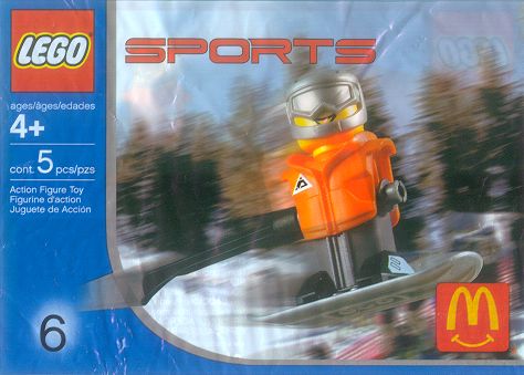 LEGO® Snowboarder, Orange Vest