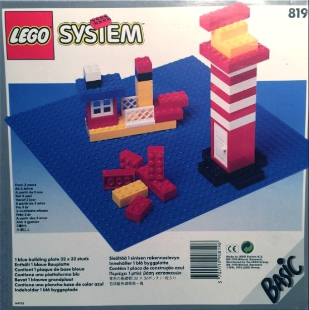 LEGO® Blue baseplate