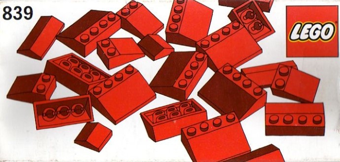 LEGO® Red Roof Bricks Parts Pack, 33°