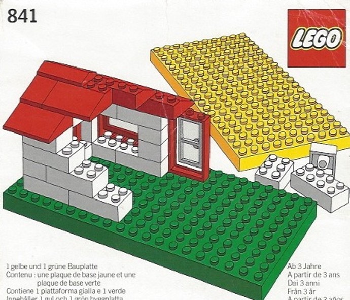 LEGO® Baseplates, Green and Yellow