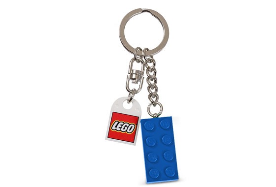 LEGO® Blue Brick Key Chain