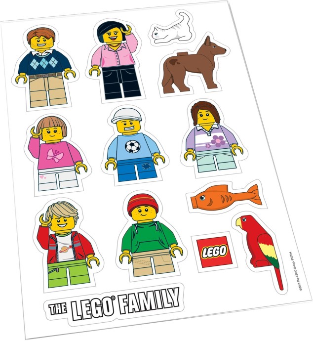LEGO® LEGO Family Car Stickers