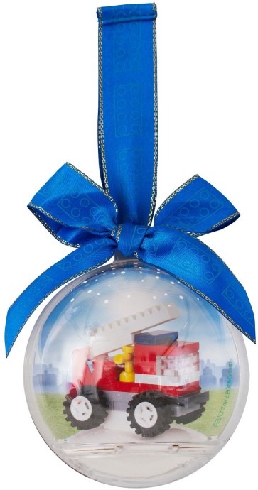 LEGO® Fire Truck Holiday Bauble