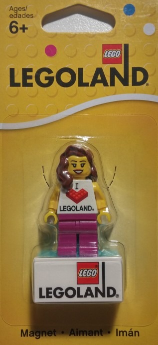 LEGO® I love LEGOLAND magnet, female