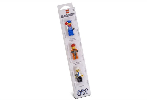 LEGO® City Minifigure Magnet Set