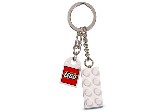 LEGO® White Brick Key Chain