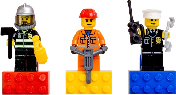 LEGO® City Hero Magnet Set