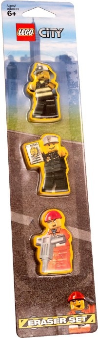 LEGO® LEGO City Eraser Set