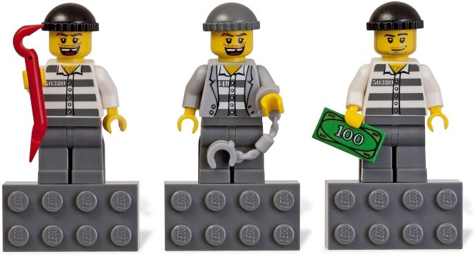 LEGO® City Burglars Magnet Set