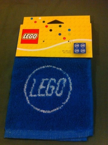 LEGO® Small blue towel