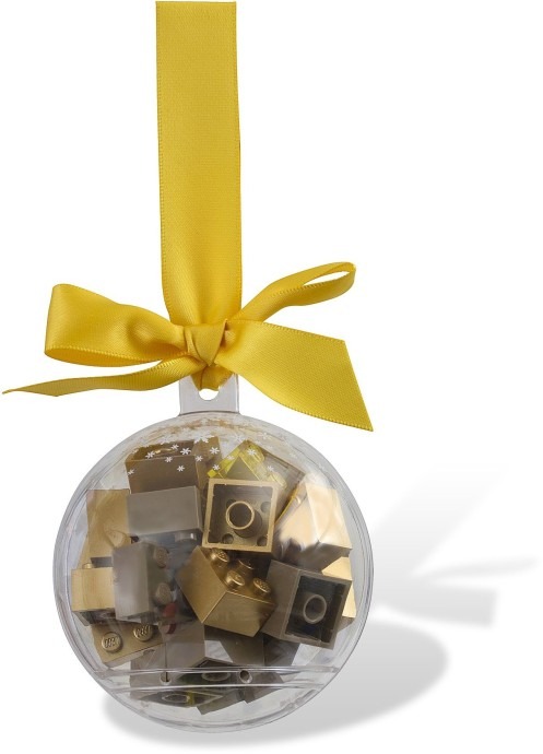 LEGO® Holiday Bauble with Gold Bricks