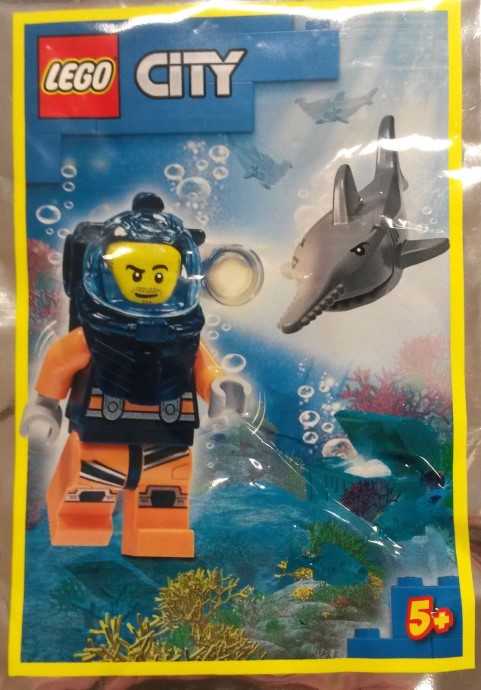 LEGO® Diver and Shark