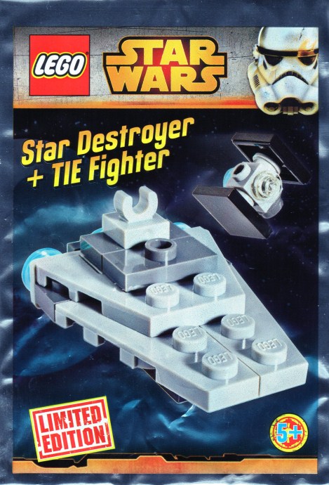 LEGO® Micro Star Destroyer and TIE Fighter