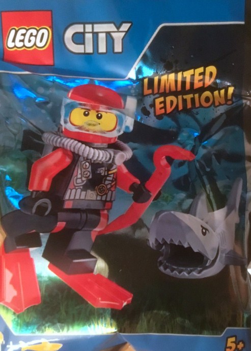 LEGO® Diver and shark