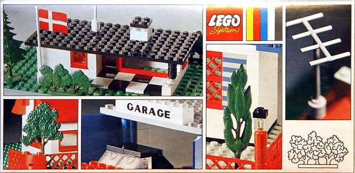 LEGO® Trees and Signs (1969 version with old style trees and 3 bricks)