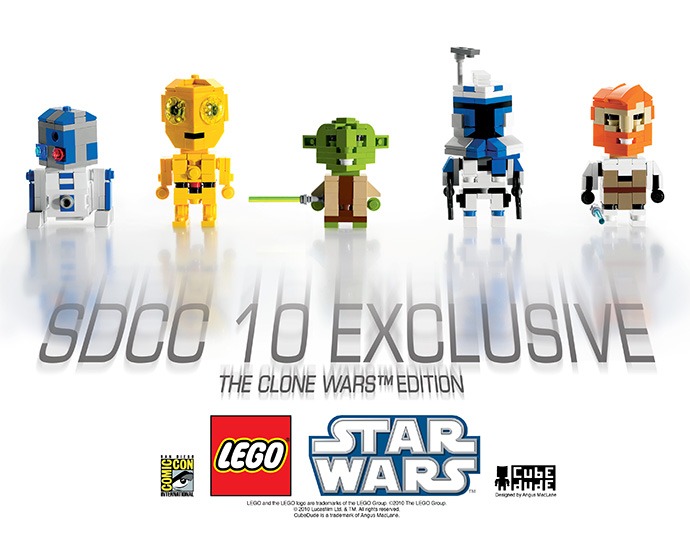 LEGO® San Diego Comic Con 2010 Exclusive - CubeDude - The Clone Wars Edition