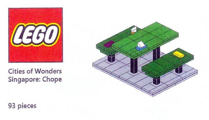 LEGO® Cities of Wonders - Singapore: Chope Seat