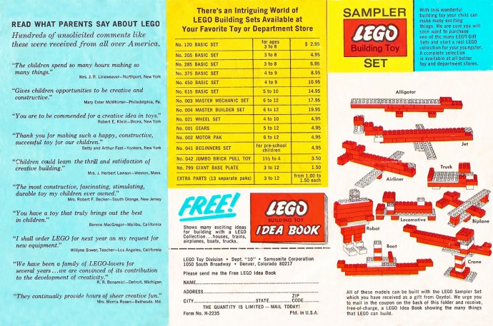 LEGO® Sampler Set Oxydol