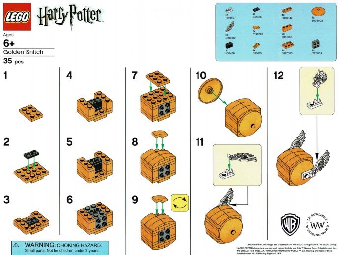 LEGO® Golden Snitch
