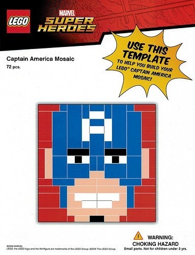 LEGO® Captain America Mosaic