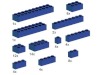 Image for LEGO® set 10009 Assorted Blue Bricks