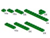 Image for LEGO® set 10063 Dark Green Plates