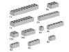 Image for LEGO® set 10145 Assorted Light Grey Bricks