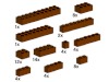 Image for LEGO® set 10147 Assorted Brown Bricks
