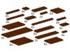 Image for LEGO® set 10150 Assorted Brown Plates