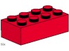 Image for LEGO® set 3462 2x4 Red Bricks
